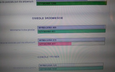 Budżet Obywatelski – uzyskaliśmy potrzebne głosy