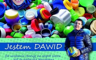 „Wyprzedaż garażowa” – zbieramy nakrętki dla Dawida