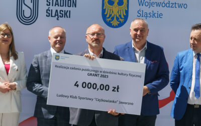 Uroczyste wręczenie czeków Stadion Śląski 11. 05.2023r.