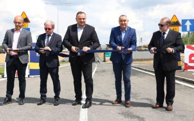 Otwarcie układu drogowego przy lotnisku Katowice Airport 16.06.2023r.