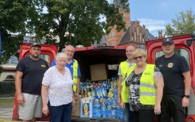 Zbiórka napojów dla wolontariuszy z&nbsp;Dzierżna – 18.08.2024r.